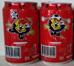 Coca-Cola Blikken uit Thailand 2 st. EURO 2000 Mascotte, Ophalen of Verzenden, Gebruikt, Verpakking