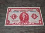 Heel mooi biljet 1 gulden 1943, muntbiljet Wilhelmina, Postzegels en Munten, Bankbiljetten | Nederland, Ophalen of Verzenden, 1 gulden