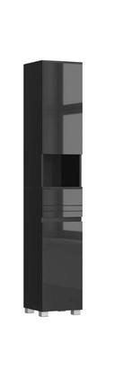 Nieuw zwart badkamermeubel, Huis en Inrichting, Ophalen, (Half)hoge kast, Minder dan 50 cm, Gebruikt