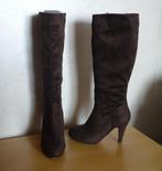 Bruine suedine laarzen van Anna Field Maat 38, Ophalen of Verzenden, Zo goed als nieuw, Bruin, Hoge laarzen