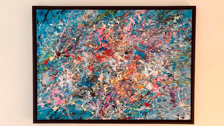 Ivanka Matiss - Petit French landscape N.2, Antiek en Kunst, Kunst | Schilderijen | Modern, Ophalen of Verzenden