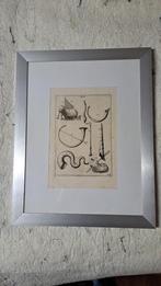 antieke prent musurgia Universalis , doedelzak etc,, Ophalen of Verzenden, Voor 1940, Gebruikt, Prent