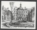 Weesp Het Grote Plein Kunst Jacob Slegt Formaat 13x16 cm, Verzenden, Gelopen, Noord-Holland