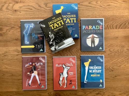 The Jacques Tati Collection, mooie 5 dvd-box & leuk booklet., Cd's en Dvd's, Dvd's | Filmhuis, Zo goed als nieuw, Alle leeftijden