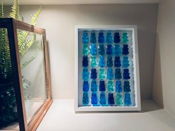 Epoxy beren schilderij paneel kunst modern lijst beschikbaar voor biedingen