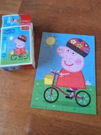 Peppa pig puzzel 3+ en knuffel, Ophalen, 10 tot 50 stukjes, Gebruikt, 2 tot 4 jaar