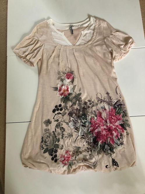 gebloemde jurk - exclusief - nieuw - 36/38 katoen - zomer, Kleding | Dames, Jurken, Nieuw, Maat 36 (S), Boven de knie, Ophalen of Verzenden