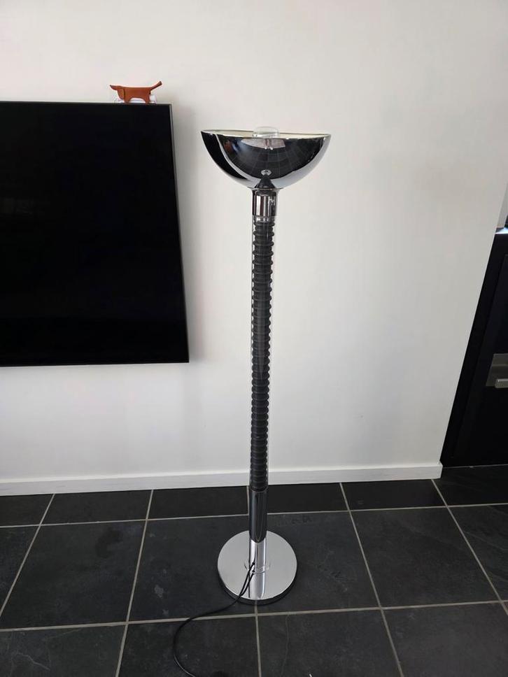 Design vloerlamp Cosack '70ties, Huis en Inrichting, Lampen | Vloerlampen, Gebruikt, 100 tot 150 cm, Kunststof, Metaal, Ophalen