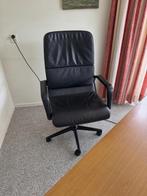Directie bureaustoel, zwart, kunstleer, Huis en Inrichting, Bureaustoelen, Ophalen, Gebruikt, Zwart, Bureaustoel