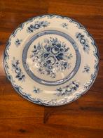 Prachtig groot Blue Rose Fine China bord, Antiek en Kunst, Ophalen of Verzenden