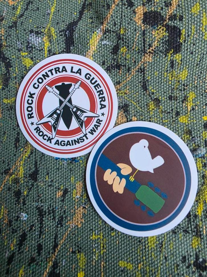 Diverse sets stickers oa red hot chili peppers, punk, rnr, Verzamelen, Muziek, Artiesten en Beroemdheden, Zo goed als nieuw, Foto of Kaart