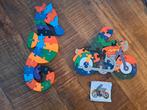 Houten puzzel zeepaard en motor met cijfers en letters., Kinderen en Baby's, Speelgoed | Kinderpuzzels, Ophalen of Verzenden, Zo goed als nieuw