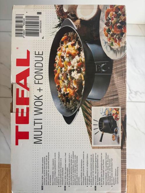 Elektrische Multi wok + fondue, Witgoed en Apparatuur, Fonduesets, Nieuw, Fondueset, Elektrisch, Ophalen