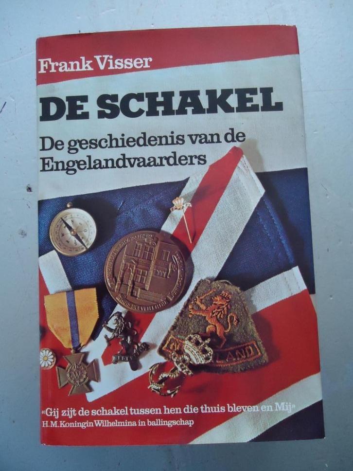 De Schakel /frank visser over engelandvaarders, Boeken, Oorlog en Militair, Zo goed als nieuw, Algemeen, Tweede Wereldoorlog, Ophalen of Verzenden