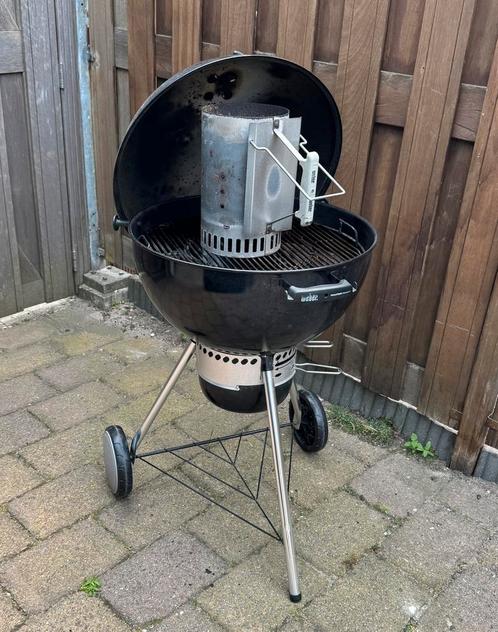 Weber Master Touch GBS System Edition 57cm, veel accessoires, Tuin en Terras, Houtskoolbarbecues, Gebruikt, Met accessoires, Ophalen