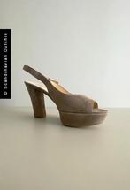 Sandalen met plateauzool en hoge hak van Gabor - Nieuw, Beige, Gabor, Nieuw, Sandalen of Muiltjes