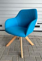 5 Arco Ease design stoelen, Huis en Inrichting, Stoelen, Ophalen, Blauw, Zo goed als nieuw, Stof