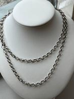 Antiek zilveren Jasseron Collier, Verzenden, Zo goed als nieuw, Zilver, Zilver