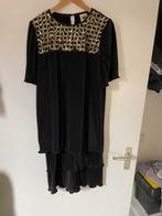 Zwarte jurk met pailletten - Maat 48, Kleding | Dames, Jurken, Ophalen, Zwart, Maat 46/48 (XL) of groter, Zo goed als nieuw
