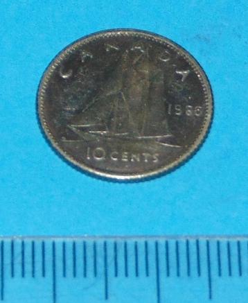Canada - 10 cent 1965 - zilver beschikbaar voor biedingen