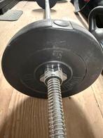 Squat rack met stang en gewichten, Sport en Fitness, Ophalen, Gebruikt, Overige typen