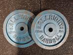 Halterschijven 2x10kg All-Right, Sport en Fitness, Ophalen, Gebruikt, Benen, Halterschijven