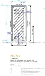 Aluminium deuren partijverkoop, Doe-het-zelf en Verbouw, Deuren en Horren, Ophalen, 120 cm of meer, Binnendeur, Glas