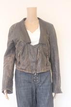 Blacky Dress leatherlook jasje maat 42, Blacky Dress, Bruin, ., Maat 42/44 (L)