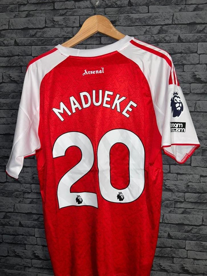 Noni Madueke Arsenal 25/26 Thuisshirt, Sport en Fitness, Voetbal, Zo goed als nieuw, Shirt, Maat L, Ophalen of Verzenden