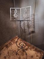Vintage gietijzeren Muziekstandaard ( decoratie), Ophalen, Gebruikt, Muziekstandaard, Klarinet