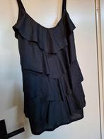 Badpak jurk met roesjes maat l xl 46, Kleding | Dames, Badmode en Zwemkleding, Ophalen of Verzenden, Zo goed als nieuw, Zwart
