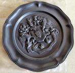 Tinnen wandbord met Mechels wapenschild - vintage!, Antiek en Kunst, Antiek | Wandborden en Tegels, Ophalen