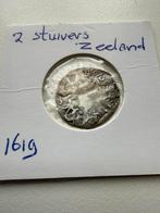 2 stuiverstuk zeeland 1619, Vóór koninkrijk, Zilver, Losse munt, Overige waardes