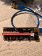 PCIe riser usb3.0, Computers en Software, Videokaarten, Ophalen of Verzenden