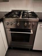 Solitaire gasfornuis met oven 60cm, Witgoed en Apparatuur, Fornuizen, 60 cm of meer, 4 kookzones, Vrijstaand, Gebruikt