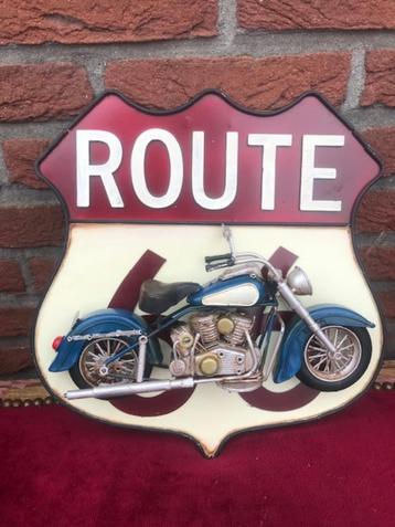 leuk blikken bord, route 66 beschikbaar voor biedingen