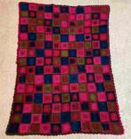 Granny woondeken gehaakt patchwork roze basiskleur 150/112, Gebruikt, Etten-Leur, DJT@dejuistetoon.eu, Ophalen of Verzenden