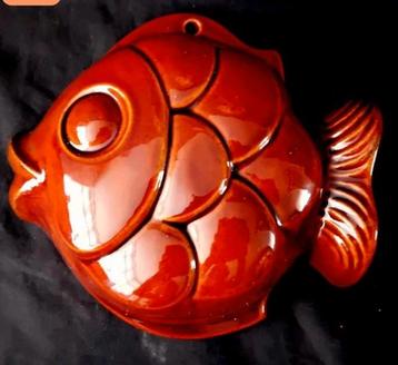 Keramische puddingvorm 'Vis'. beschikbaar voor biedingen