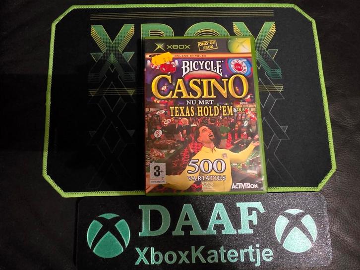 Bicycle casino nu met texas hold 'em - Xbox original, Spelcomputers en Games, Games | Xbox Original, Zo goed als nieuw, 3 spelers of meer