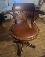 Thonet bureaustoel met lederenbekleding, Ophalen of Verzenden