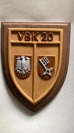 Verteidungsbezirkskommandos 20 Strijdkrachten, Verzamelen, Militaria | Algemeen, Ophalen of Verzenden, Landmacht, Duitsland, Embleem of Badge