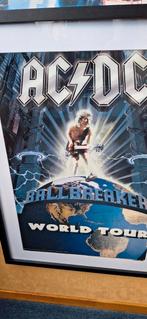 Gesigneerde AC/DC Ballbreaker World Tour Poster, Ophalen of Verzenden, Zo goed als nieuw, Poster, Artwork of Schilderij, Gesigneerd