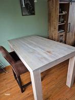 Verhoogde eettafel+ 2 bar stoelen, Huis en Inrichting, Ophalen, Gebruikt, 50 tot 100 cm, 150 tot 200 cm