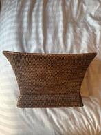 Birma rieten mand/ plankenbak, Ophalen of Verzenden, Zo goed als nieuw, Rechthoekig, Riet