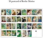 Berthe Morisot Set 30 Schilder kunst AnsichtKaarten, Verzenden, 1980 tot heden, Ongelopen, Overige thema's