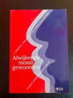 Boek Logopedie: Afwijkende Mondgewoonten, Ophalen of Verzenden, Gamma, Gelezen, HBO