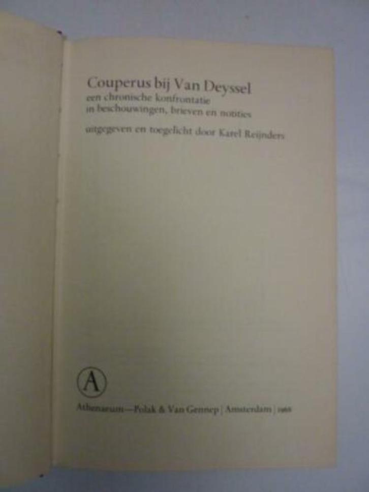 K.Reijnders - Couperus bij Van Deyssel, een konfrontatie, Boeken, Literatuur, Zo goed als nieuw, Nederland, Verzenden