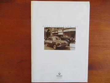 Renault Modellprogramm '95 (aug. 1995) O.a. Twingo, Clio, 19 beschikbaar voor biedingen