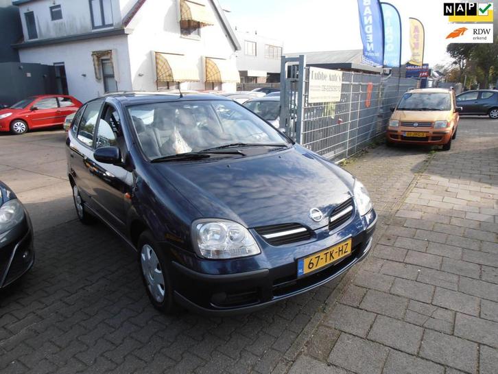 Nissan Almera Tino 1.8 Visia st bekr airco elek pak nap apk, Auto's, Nissan, Te koop, Almera Tino, ABS, Airbags, Airconditioning