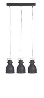 Industriële Hanglamp - Donkergrijs, Huis en Inrichting, Lampen | Hanglampen, Ophalen, Gebruikt, Metaal, Minder dan 50 cm